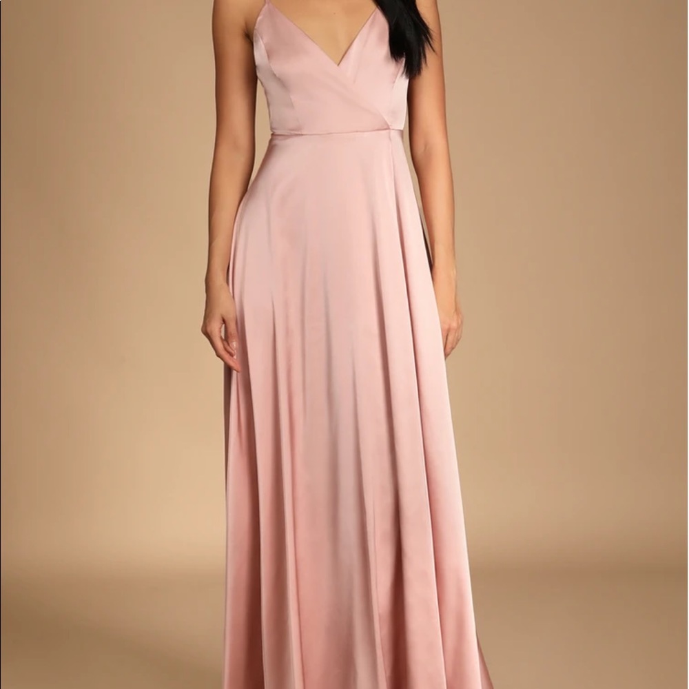 Satin Gown - image 1